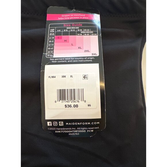 Maidenform Women's Firm Control Fat Free Dressing High Waist Shaping Brief NWT - Picture 7 of 8